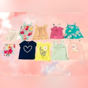 18 Month Baby Girl Spring/ Summer Clothing Bundle of 10 Pieces